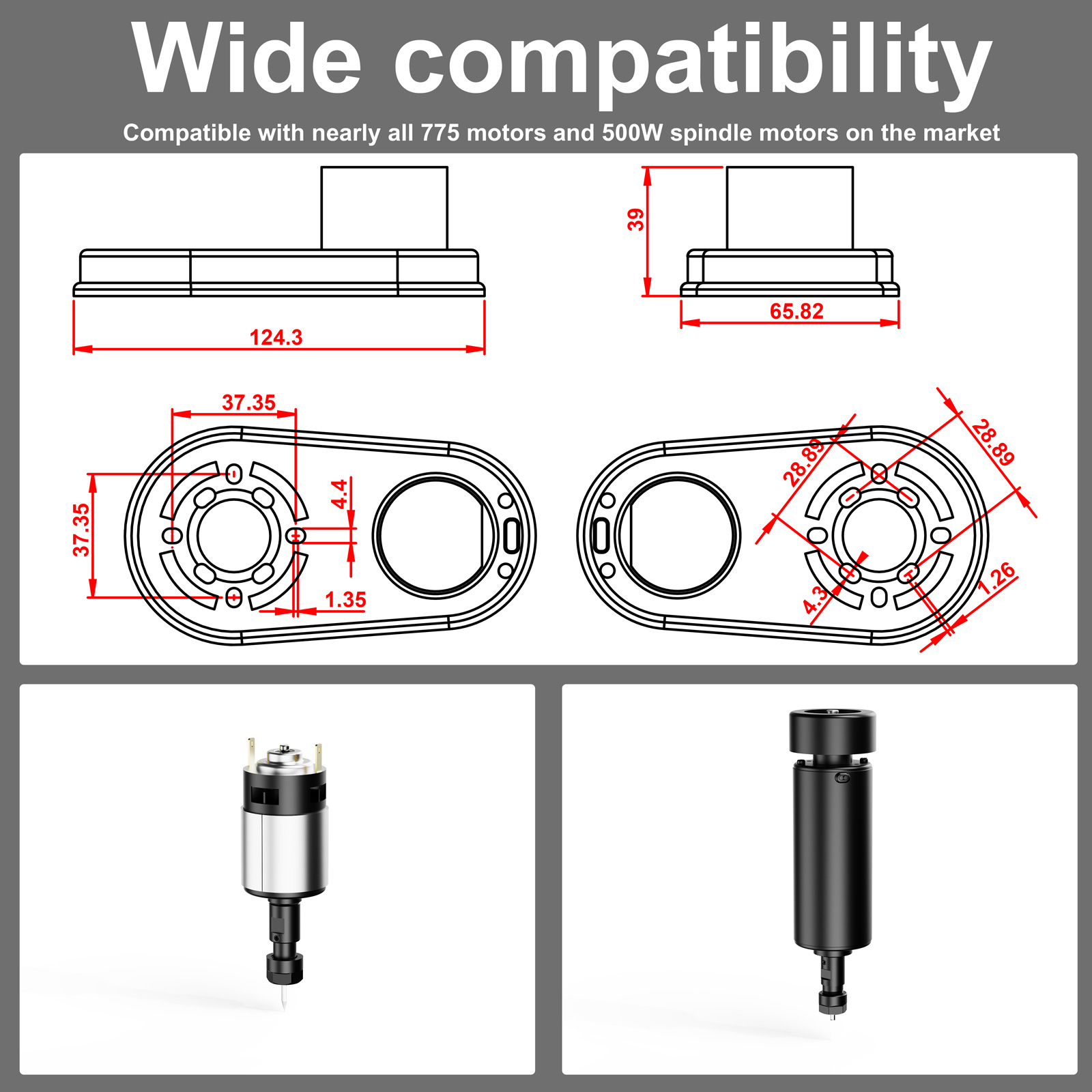 Zestaw odkurzacza CNC M1 Vacuu – Cnc Spindle Motor recenzja i cena